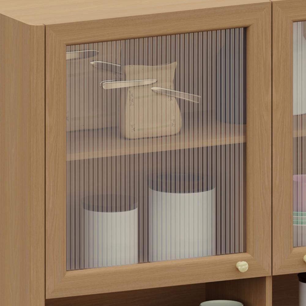 Armário De Cozinha 120cm 2 Portas Com Vidro Marina Freijó L01 - Mpozenato - 6