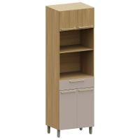 Paneleiro Cozinha Torre Quente 70cm Mirella Freijó/cinammon L01 - Mpozenato - 8