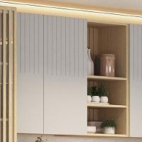 Armário De Cozinha 120cm 2 Portas Pierre Carvalho/cinza L01 - Mpozenato - 2