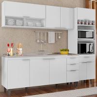 Armário De Cozinha Cp02 Com Pia 180cm Pérola Z34 Branco - Mpozenato - 1