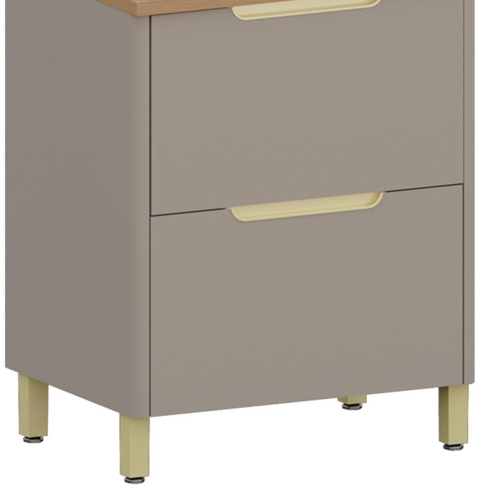 Paneleiro De Cozinha Torre Quente 70cm Marina Cinammon L01 - Mpozenato - 6