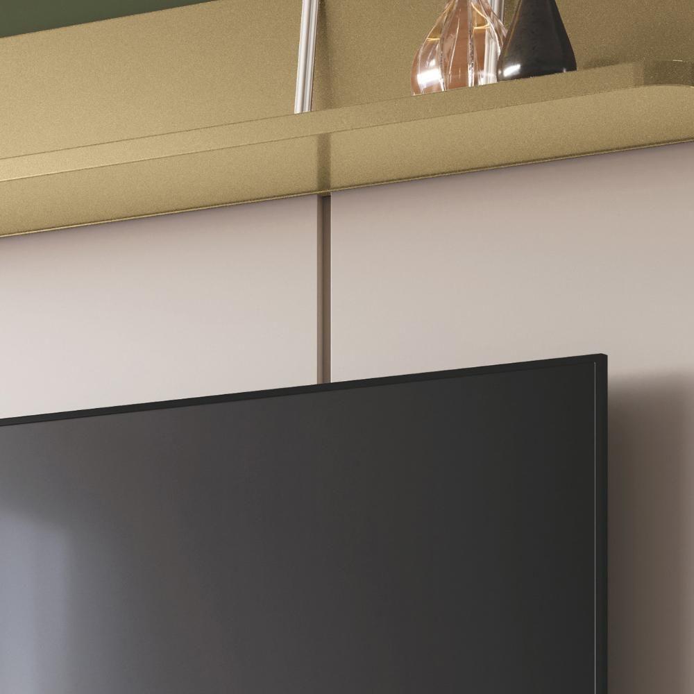 Painel Tv 70 Pol 180cm Bancada Suspensa Gava Off/champanhe H01 - Mpozenato - 6