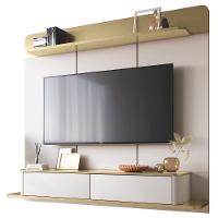 Painel Tv 70 Pol 180cm Bancada Suspensa Gava Off/champanhe H01 - Mpozenato - 1