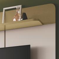Painel Tv 70 Pol 180cm Bancada Suspensa Gava Off/champanhe H01 - Mpozenato - 5