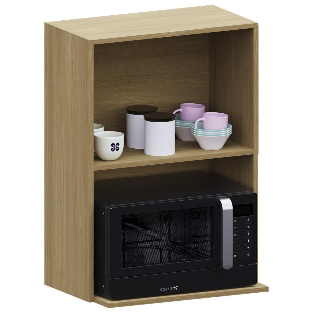Armário De Cozinha 60cm Com Nicho Micro-ondas Mirella Freijó L01 - Mpozenato - 1