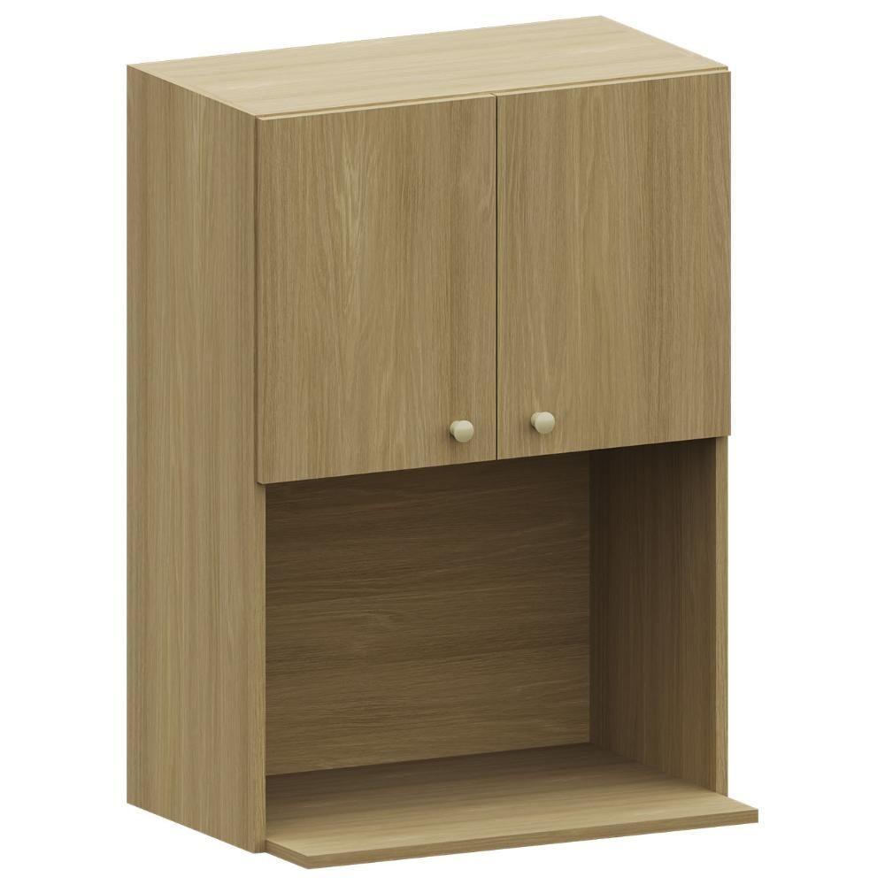 Armário De Cozinha 60cm Com Nicho Micro-ondas Mirella Freijó L01 - Mpozenato - 2