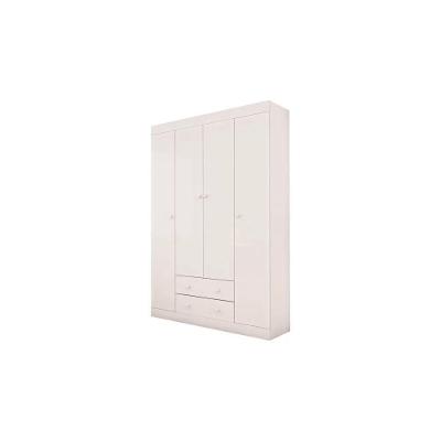 Guarda Roupa Infantil Helena 04 Portas 02 Gavetas Branco - Phoenix