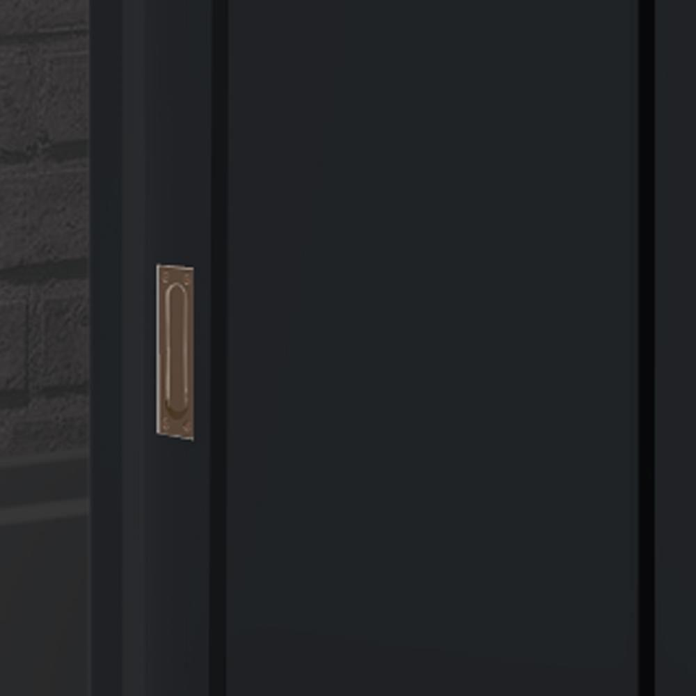 Aparador Buffet Ditália 2 Gavetas 2 Portas Ba-145 Preto - 5