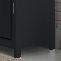 Aparador Buffet Ditália 2 Gavetas 2 Portas Ba-145 Preto - 6