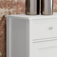 Aparador Buffet Ditália 4 Portas 4 Gavetas R-626 Branco - 3