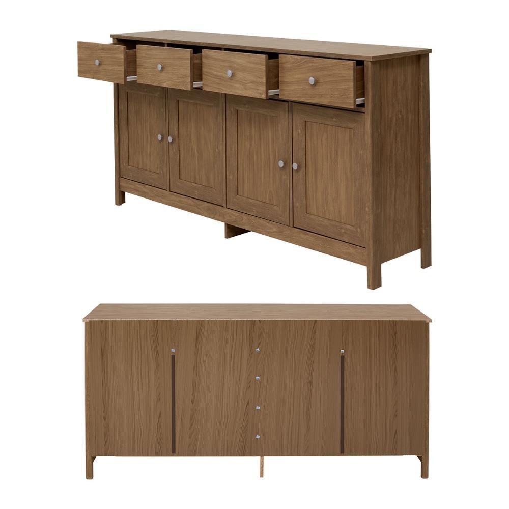 Aparador Buffet Ditália 4 Portas 4 Gavetas R-626 Diamond - 6