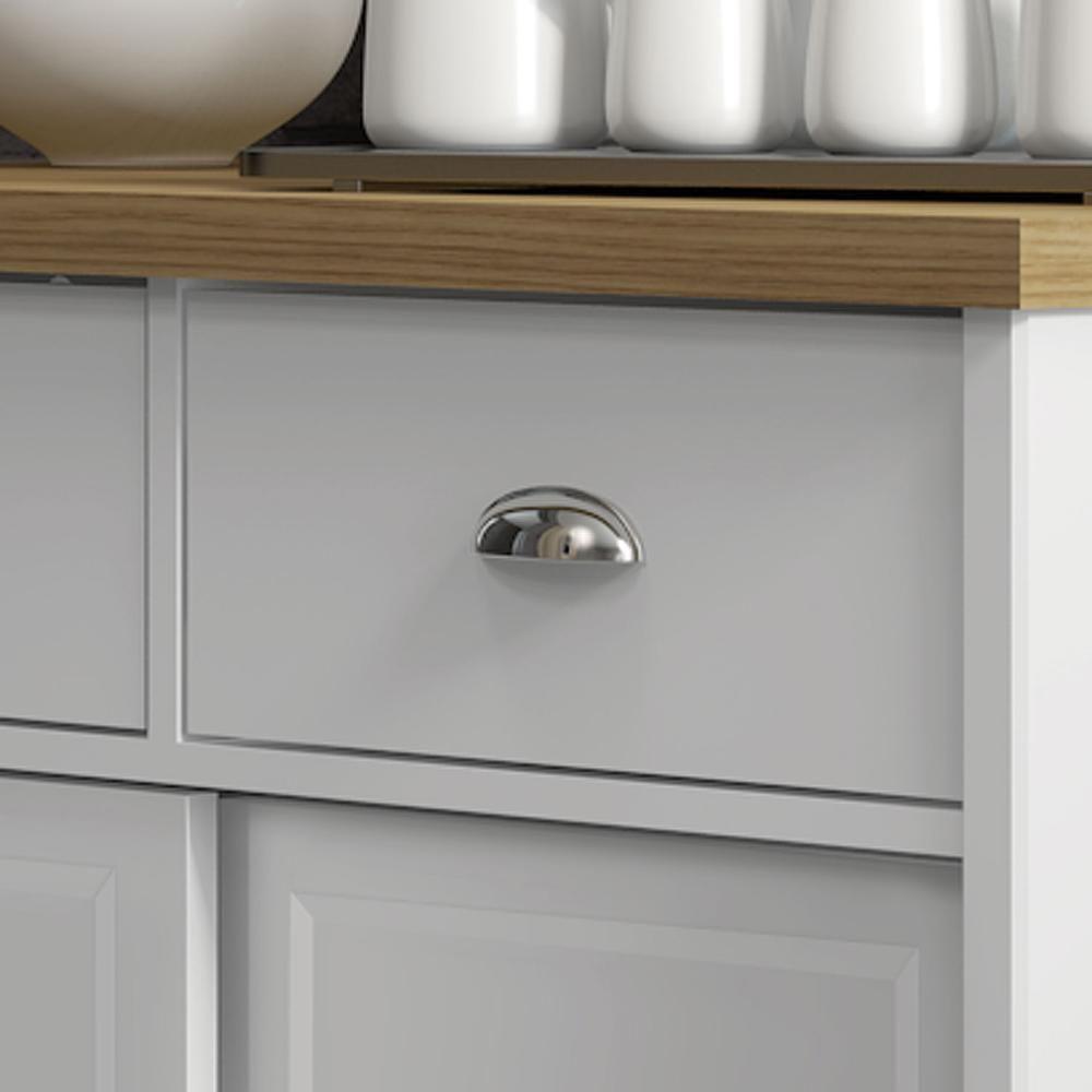 Aparador Buffet Ditália 2 Gaveta 2 Portas Branco Ba-145 - 4