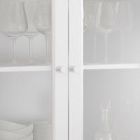 Cristaleira 2 Portas 1 Gaveta Ditália E-954 Branco - 8