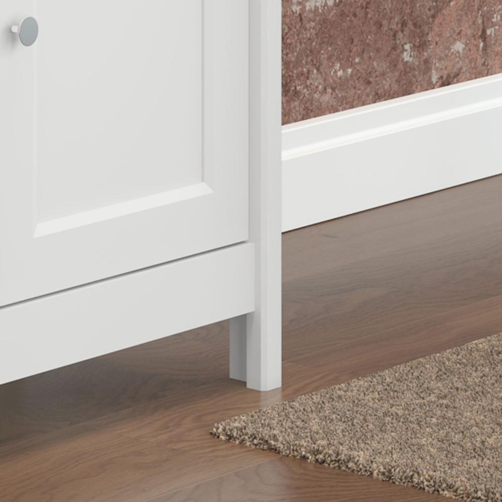 Aparador Buffet Ditália 4 Portas 4 Gavetas R-626 Branco - 9