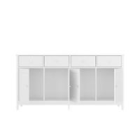 Aparador Buffet Ditália 4 Portas 4 Gavetas R-626 Branco - 3