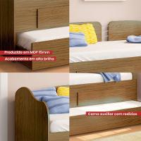 Sofá Cama Solteiro Com Colchões Ditália Cama Auxiliar Cm08 Diamond - 6