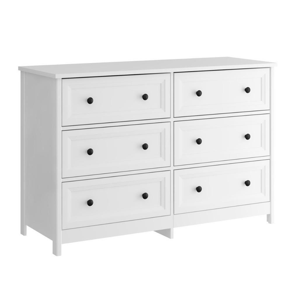 Cômoda 6 Gavetas Com Divisoria Ditália Dm-217 Branco - 3