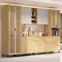 Armário De Cozinha 6 Peças Cp01 E Tampo Pierre Carvalho/cinza L01 - Mpozenato - 1