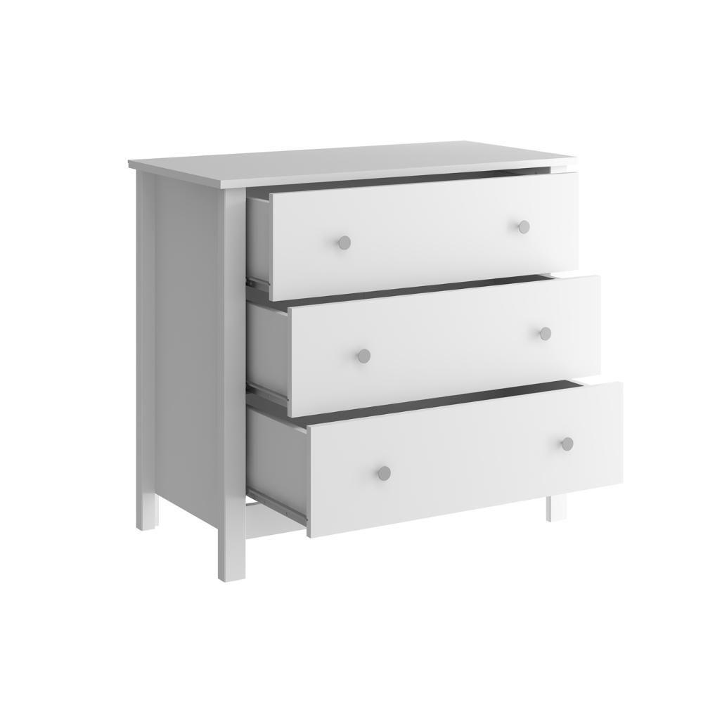 Cômoda Ditália 3 Gavetas Dm-219 Branco - 6