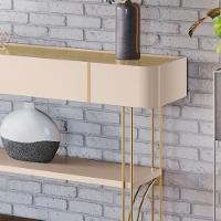 Aparador Gianni E Mesa De Centro Alane Off/champanhe H01 - Mpozenato - 5