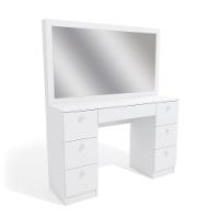 Penteadeira Ditália 7 Gavetas Com Cadeira Pe-80 Branco - 6