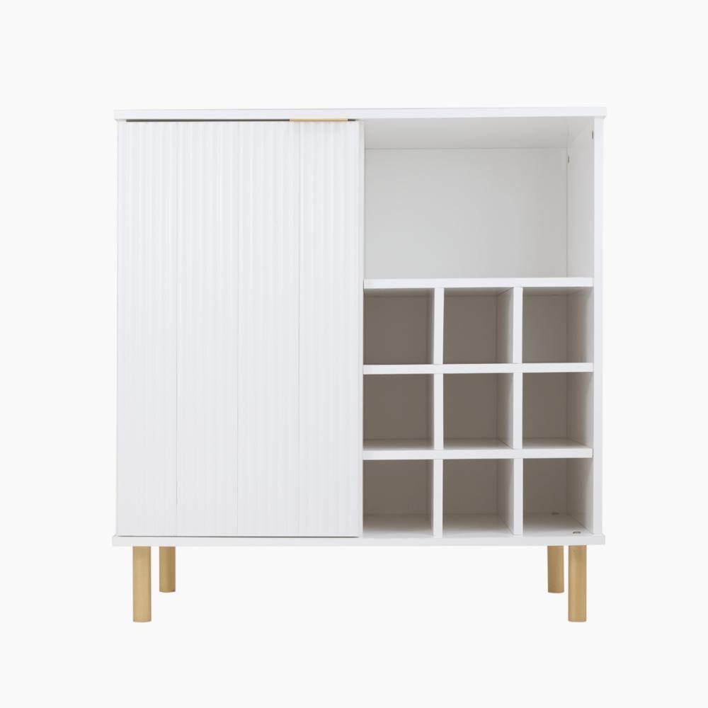 Aparador Bar Adega Ditália 2 Portas R-633 Branco - 5