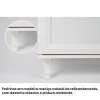 Aparador Buffet Ditália 2 Gavetas 2 Portas R-629 Brancoanco - 7