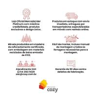 Aparador Buffet Ditália 2 Gavetas 2 Portas R-629 Brancoanco - 9