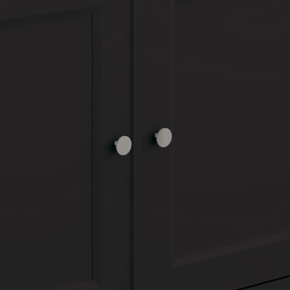 Aparador Buffet Ditália 4 Portas 4 Gavetas R-626 Preto - 8