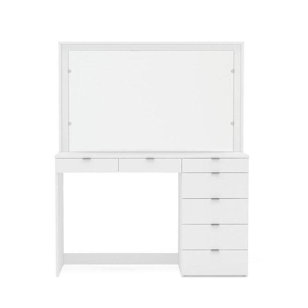 Penteadeira Ditália 7 Gavetas 2 Divisorias Uv Acetinado - 6