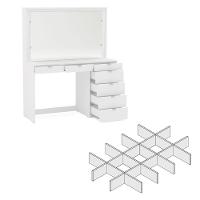 Penteadeira Ditália 7 Gavetas 2 Divisorias Uv Acetinado - 1