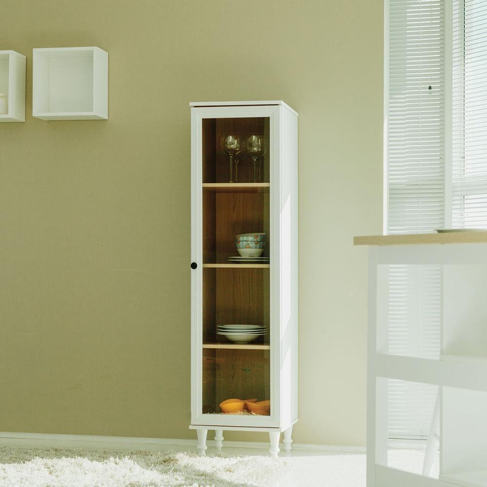 Cristaleira + Aparador Buffet Ditália E-963 + R-629 Branco - 2