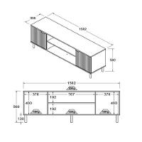 Rack Ditália 2 Portas R-634 Riviera - 3