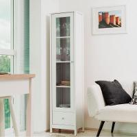 Cristaleira + Aparador Buffet Ditália E-962 + R-626 Branco - 2