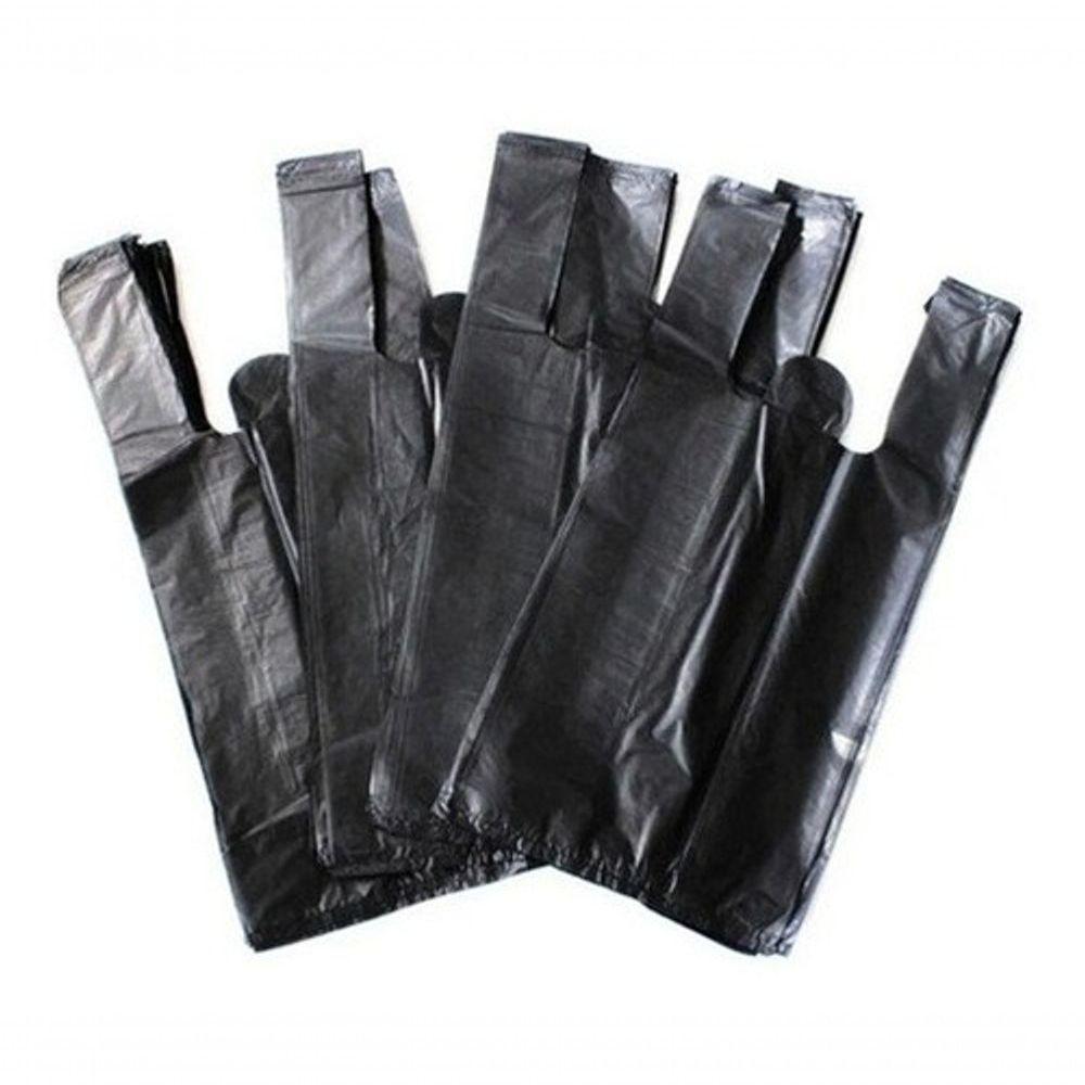 Sacola Plastica Alça Reforçada Preta 30x45 - Pacote Com 1 - 2