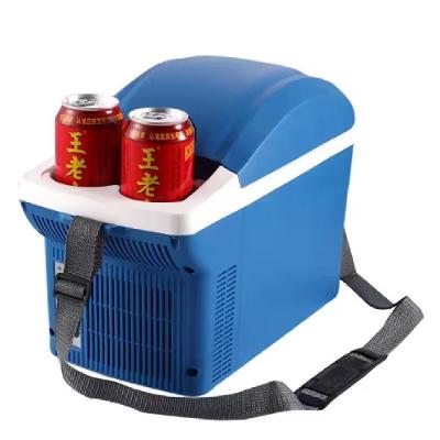 Geladeira Portatil 8L Refrigerador Aquecedor Mini Cooler 2 Em 1 Frigobar Viagem Praia Carro 12V