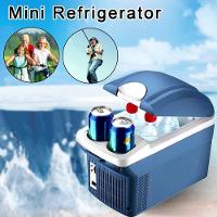 Geladeira Portatil 8L Refrigerador Aquecedor Mini Cooler 2 Em 1 Frigobar Viagem Praia Carro 12V