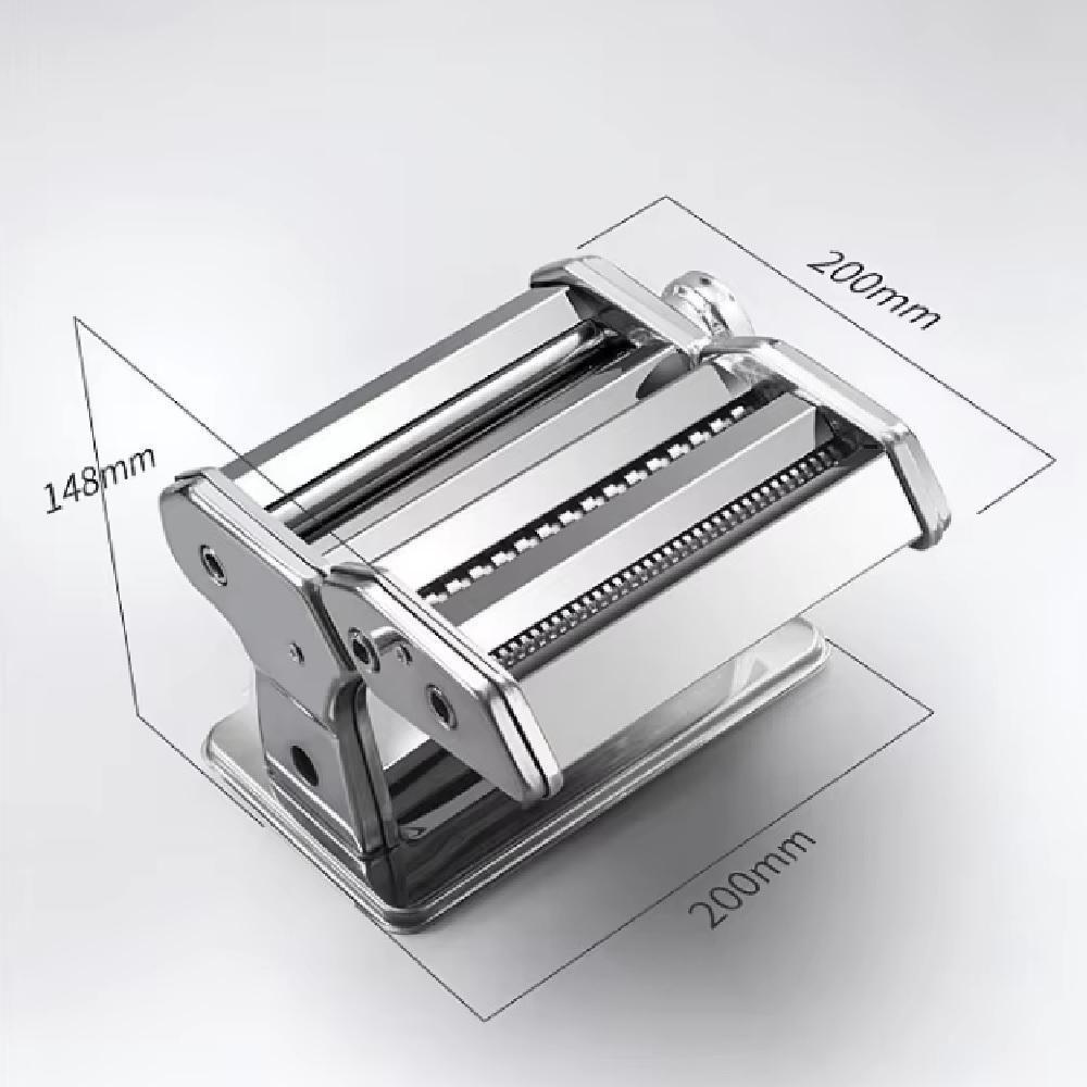 Maquina Macarrao Preparar Massas Cilindro Inox Manual 3 Tipos Lasanha Talharim Multiuso - 9