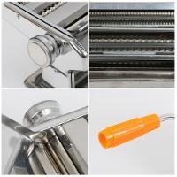 Maquina Macarrao Preparar Massas Cilindro Inox Manual 3 Tipos Lasanha Talharim Multiuso - 5