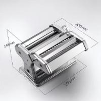 Maquina Macarrao Preparar Massas Cilindro Inox Manual 3 Tipos Lasanha Talharim Multiuso - 9
