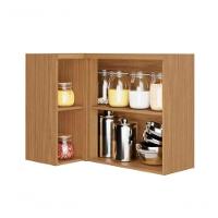 Armario De Canto Itatiaia New Porto 1 Porta Cinamomo/ Off-white - 2