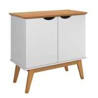 Buffet Patrimar 2 Portas Prism Branco Acetinado/cinamomo - 2