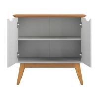 Buffet Patrimar 2 Portas Prism Branco Acetinado/cinamomo - 3