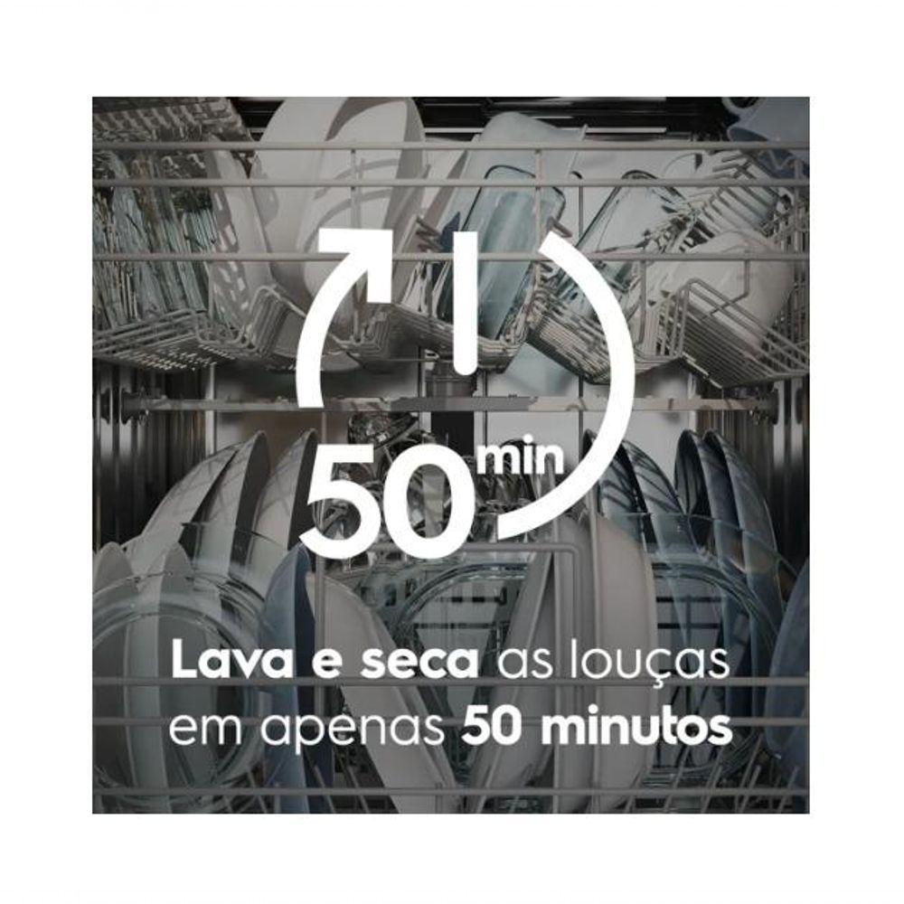 Lava-Louça Electrolux 8 Serviços Branca Com Programa Lava E Seca 50' LB08E Branco 110V - 6