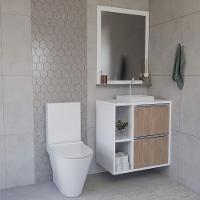 Conjunto Gabinete E Espelhiera Plena Compact 80cm Noval Sevilha - 1