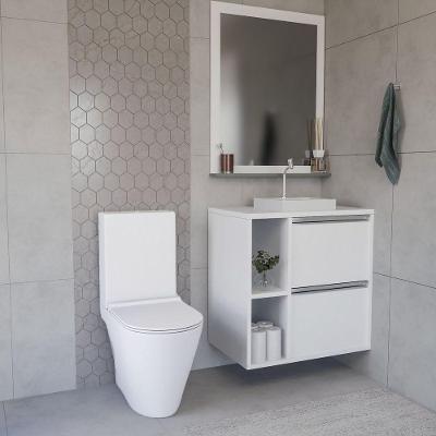 Conjunto Gabinete E Espelhiera Plena Compact 60cm Branco