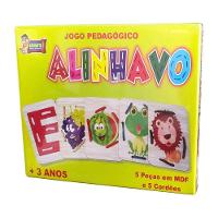 Jogo Pedagógico Alinhavo - 5 Peças E 5 Cordões - 1