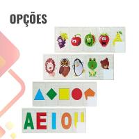 Jogo Pedagógico Alinhavo - 5 Peças E 5 Cordões