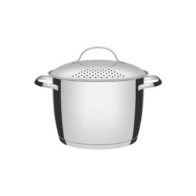 Espagueteira Tramontina Allegra Aço Inox Com Fundo Triplo 22 Cm 5,5 L