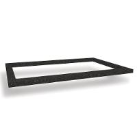 Módulo Cozinha Kappesberg Lótus Tampo S417 80cm P/ Cooktop Preto Brilho - 1